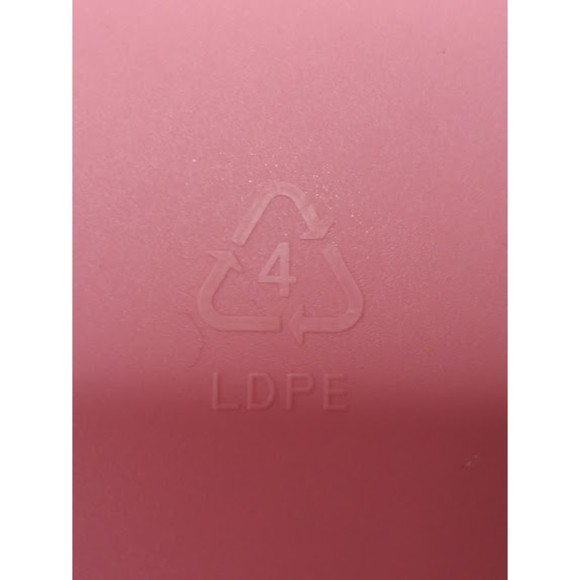 Tupperware Butterfly C Tab Replacement Lid Pink Vintage 6" Round 2541D-2 - Picture 4 of 6